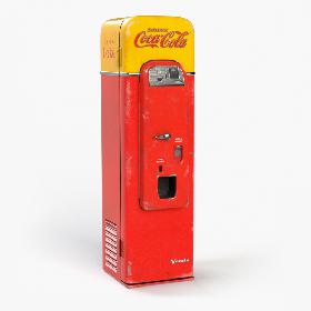 3D 1956 CocaCola Vending Machine